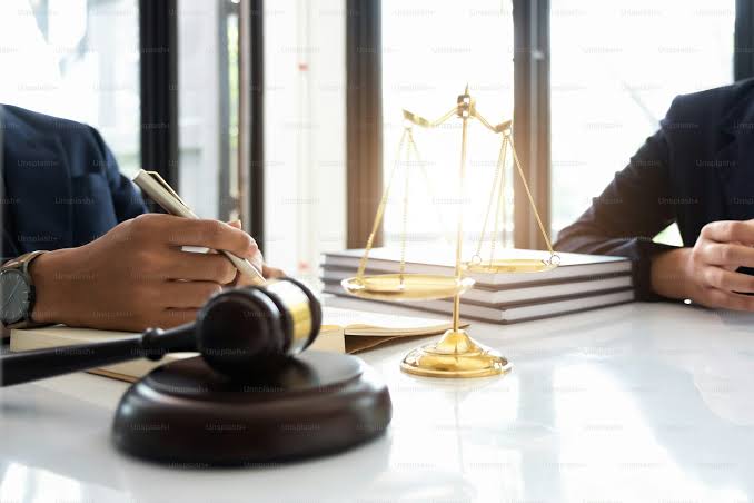 A legal consultation meeting